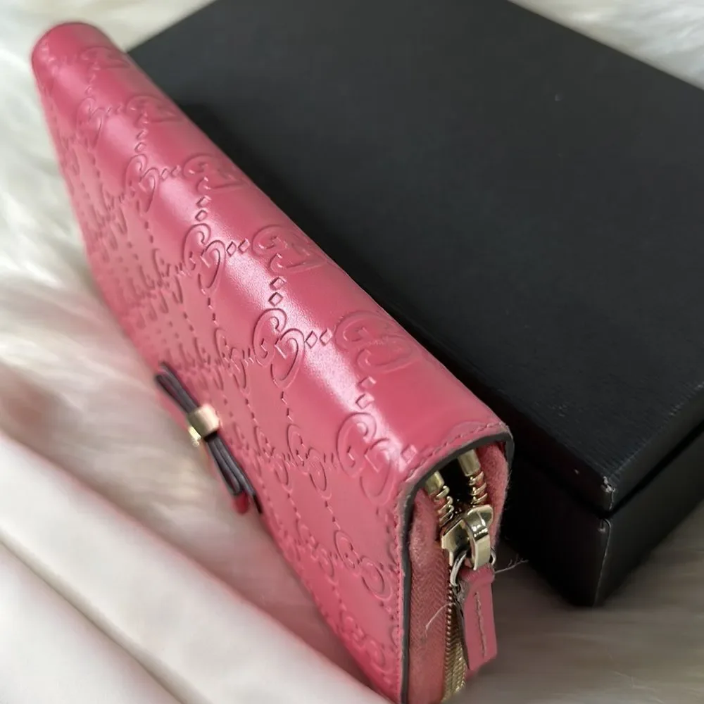 💯 Authentic Guccissima Long Zipped Wallet 🍀